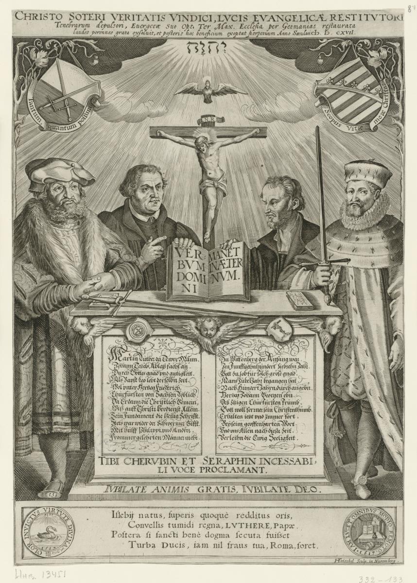 Flugblatt zum 100-jährigen Jubiläum des Thesenanschlags 1617