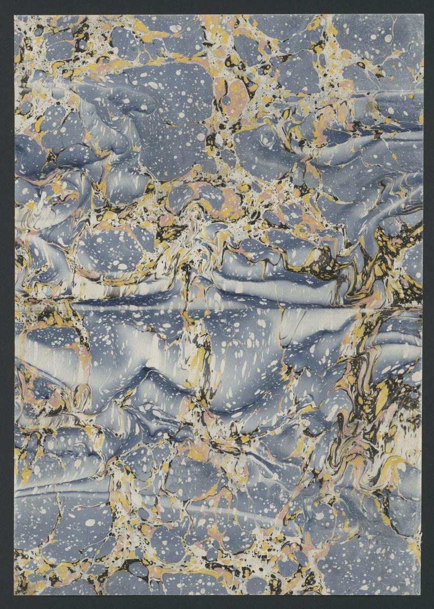 Buntpapier (Wellenmarmor)