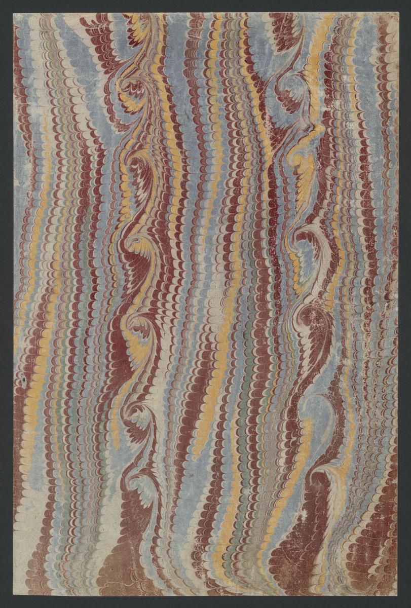 Buntpapier (Kammmarmor)