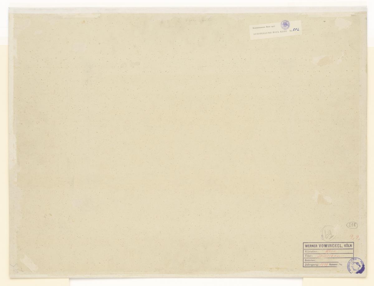 Stillleben (verso)