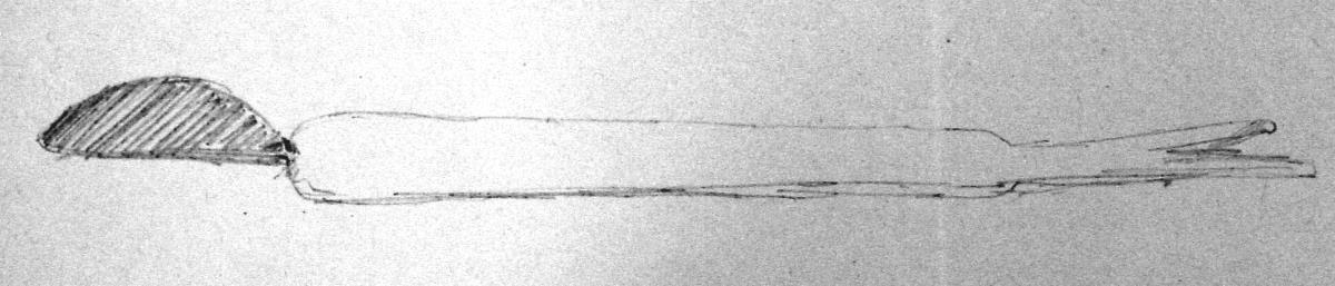 Medizinisches Instrument mit messer- u. gabelförmigen Enden