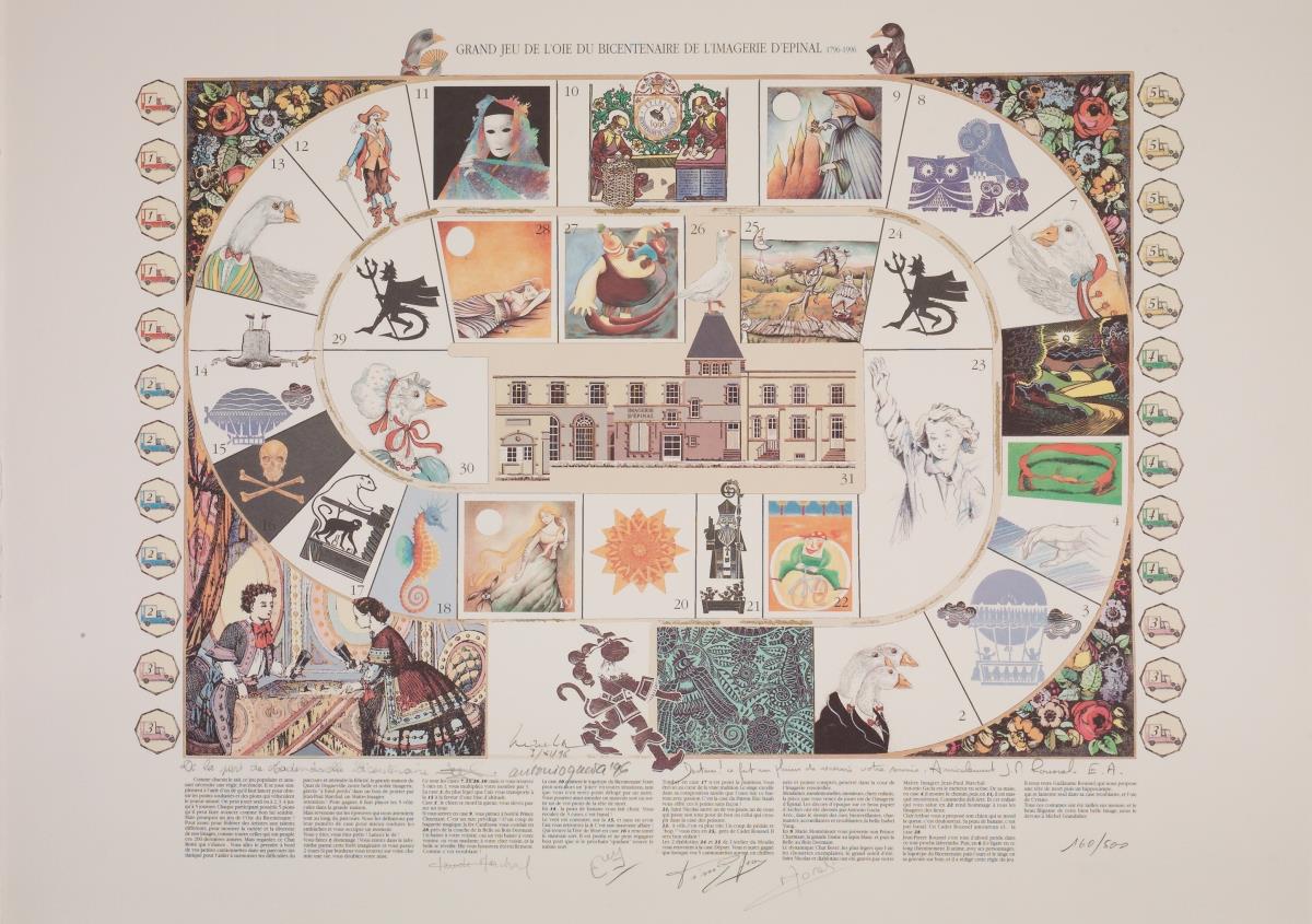 Grand Jeu de l' Oie du Bicentenaire de l' Image d' Epinal 1796 - 1996.