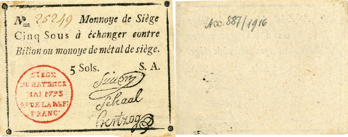 Mainz: 5 Sol 1793
