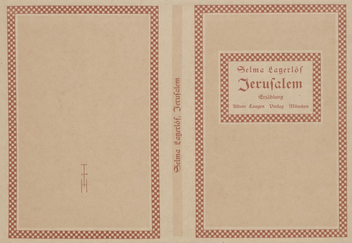 Buchumschlag Selma Lagerlöf, Jerusalem