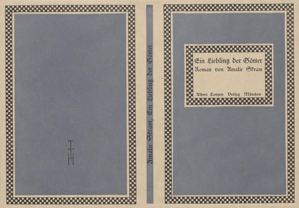 Buchumschlag Amalie Skram, Ein Liebling der Götter