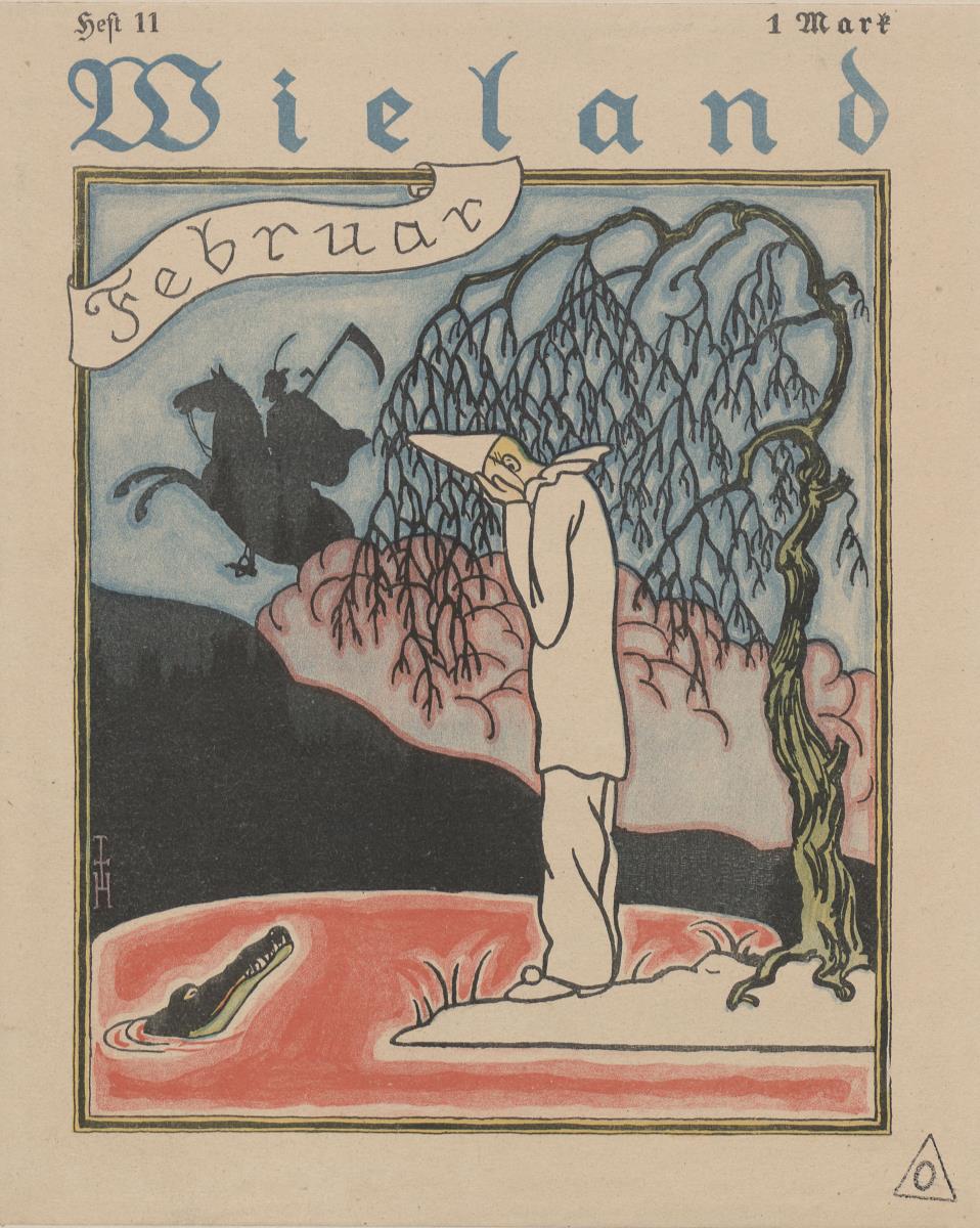 Titelillustration Wieland. Zeitschrift für Kunst und Dichtung, Heft 11