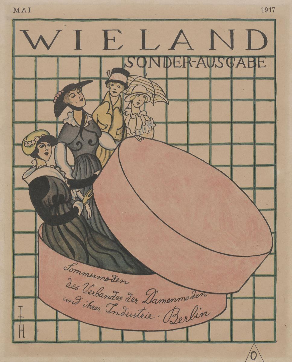 Titelillustration Wieland. Zeitschrift für Kunst und Dichtung, Mai 1917 / Sonderausgabe