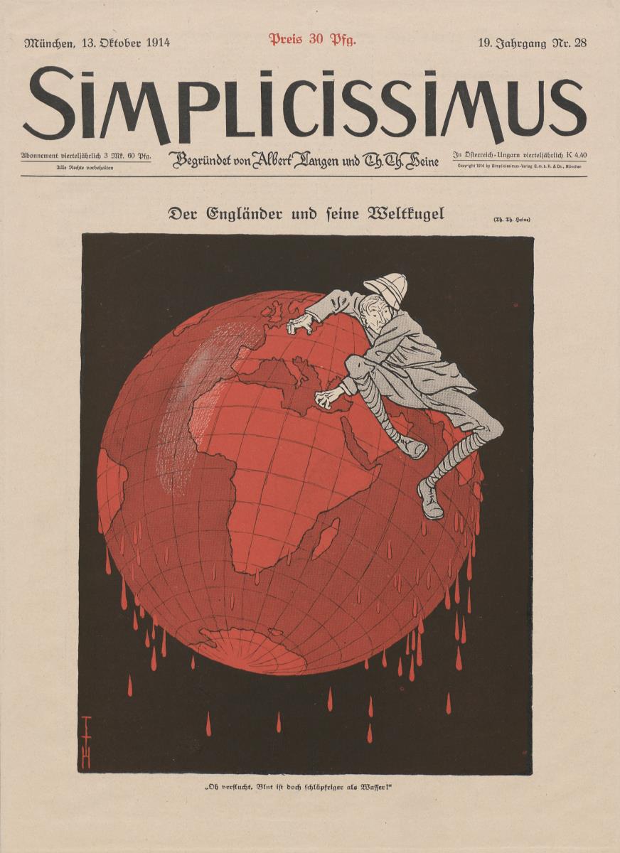 Simplicissimus, Der Engländer und seine Weltkugel