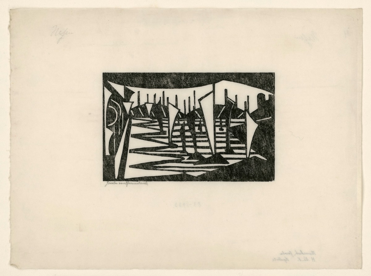 Komposition (Boote im Hafen)
