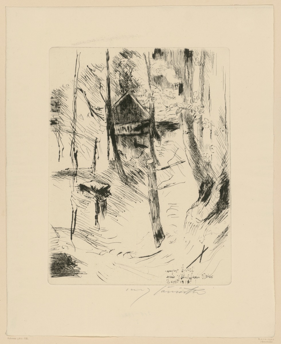 Das Landhaus (Blatt 7 aus: Bei den Corinthern)