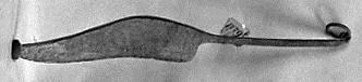 Messer mit einem Ring am Stiel