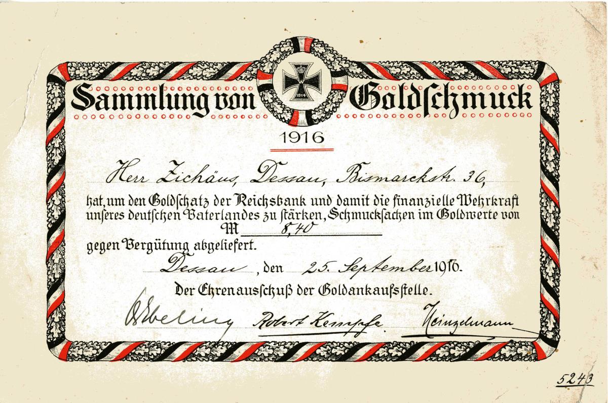 Sammlung von Goldschmuck