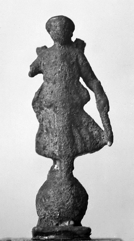 Statuette der Victoria auf der Weltkugel