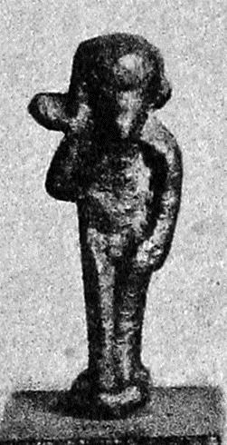 Altägyptische Harpokratesstatuette