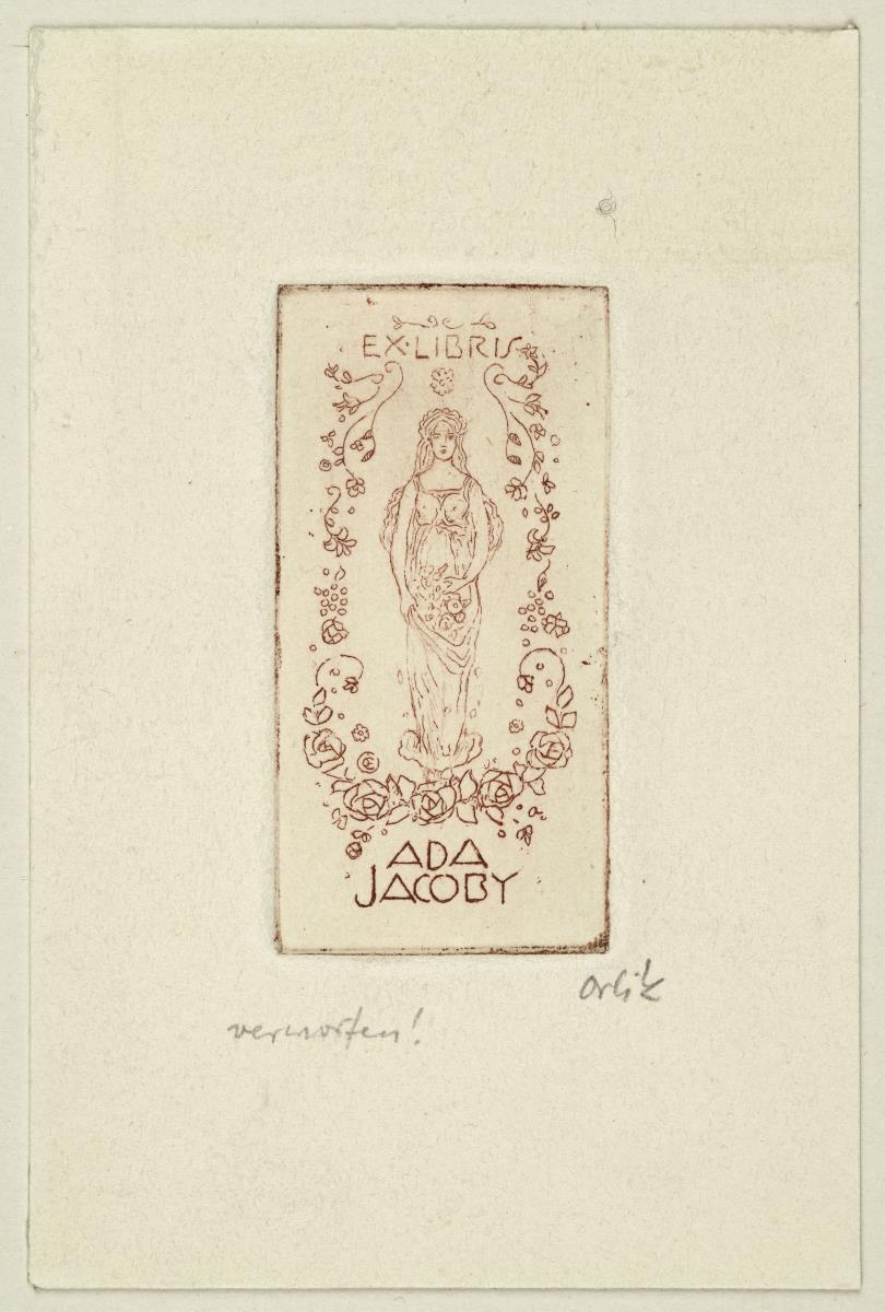 Exlibris Ada Jacoby