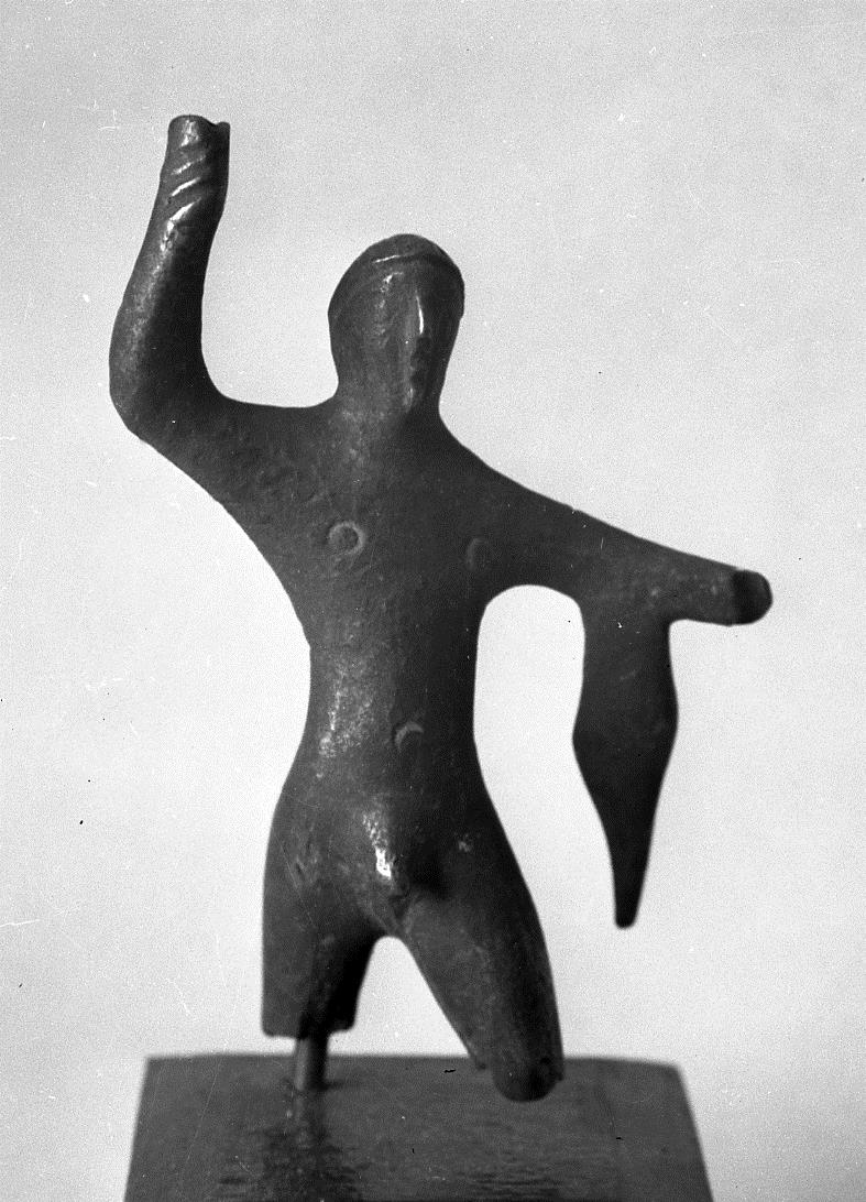 Heraklesstatuette mit Keule und Löwenfell