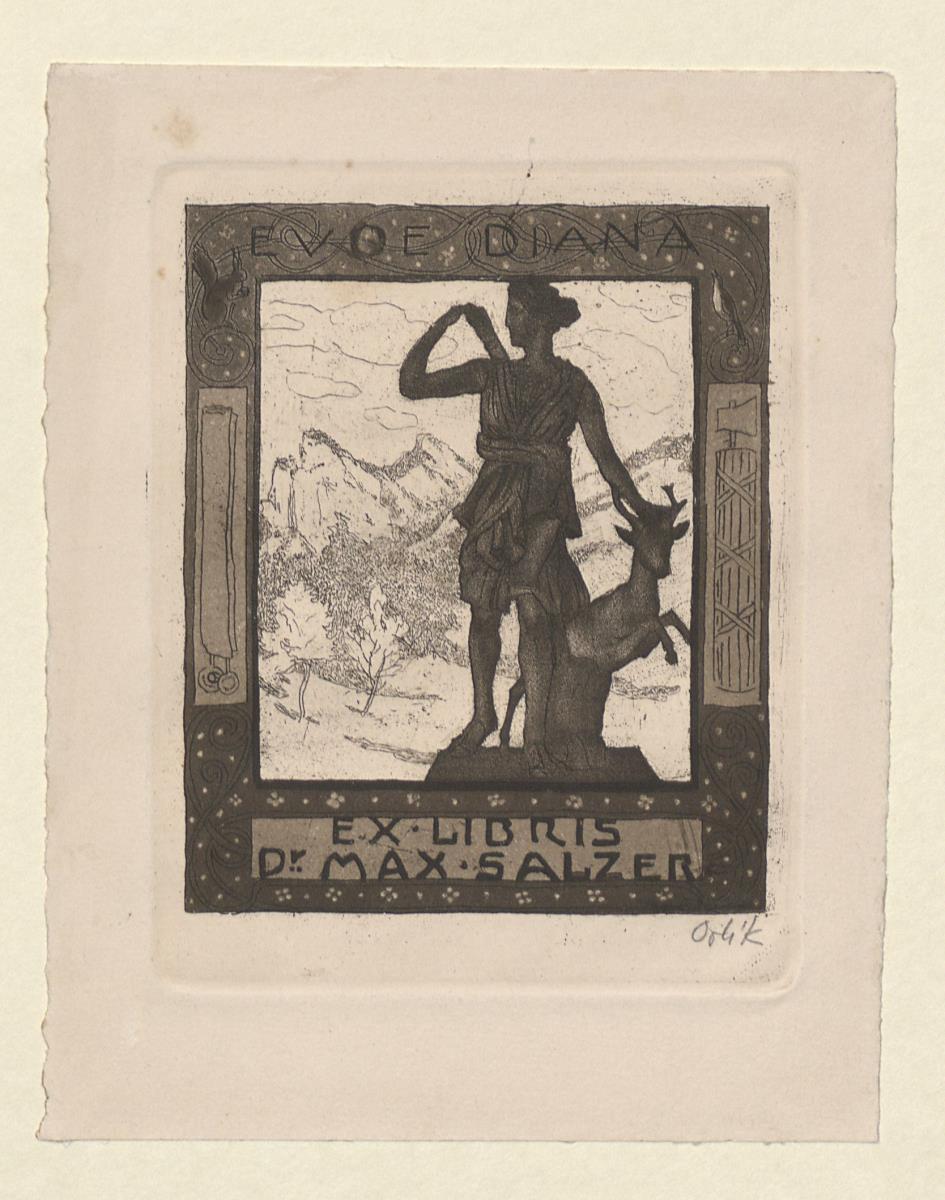 Exlibris Dr. Max Salzer