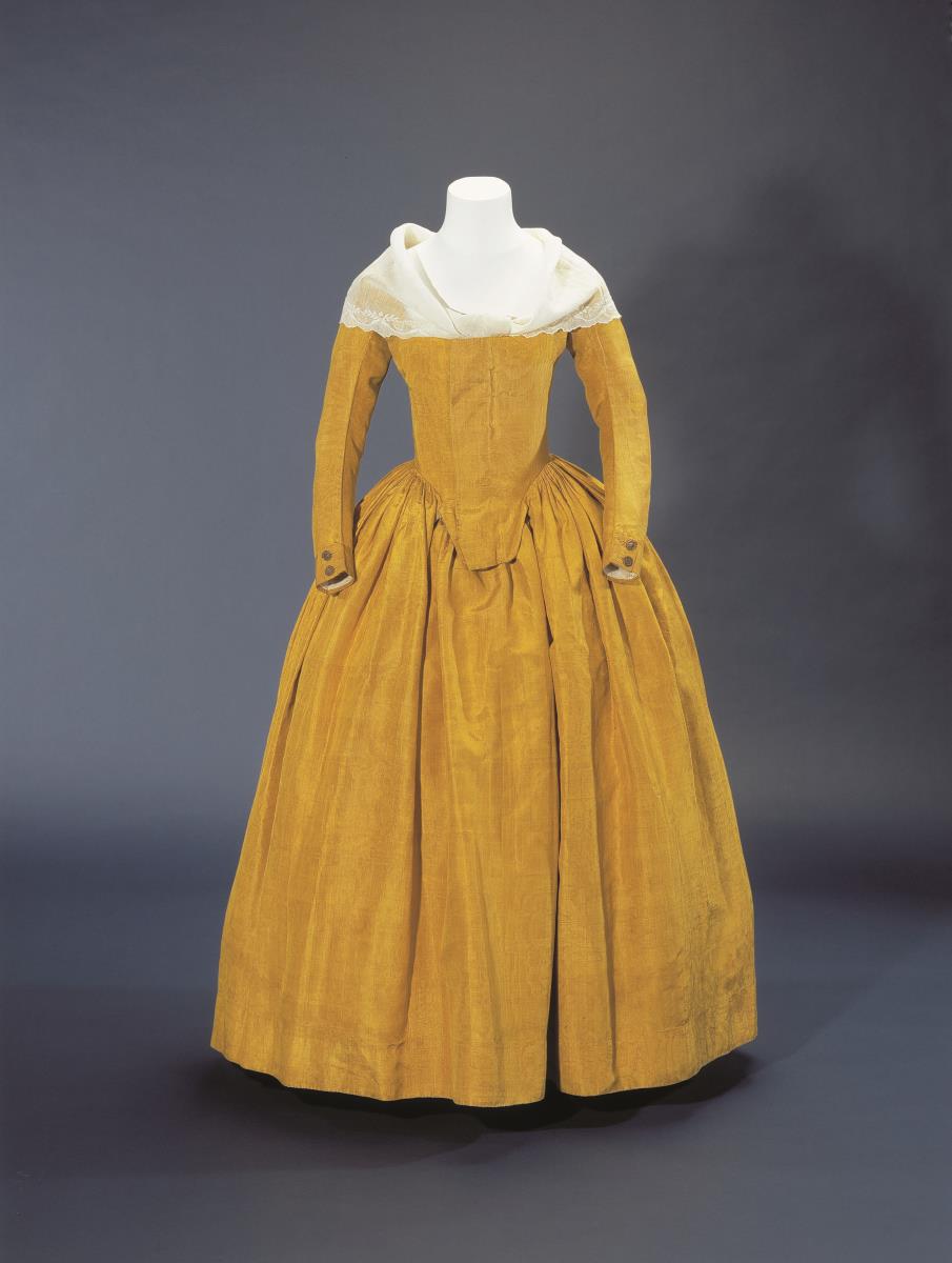 Gelbes Damenkleid