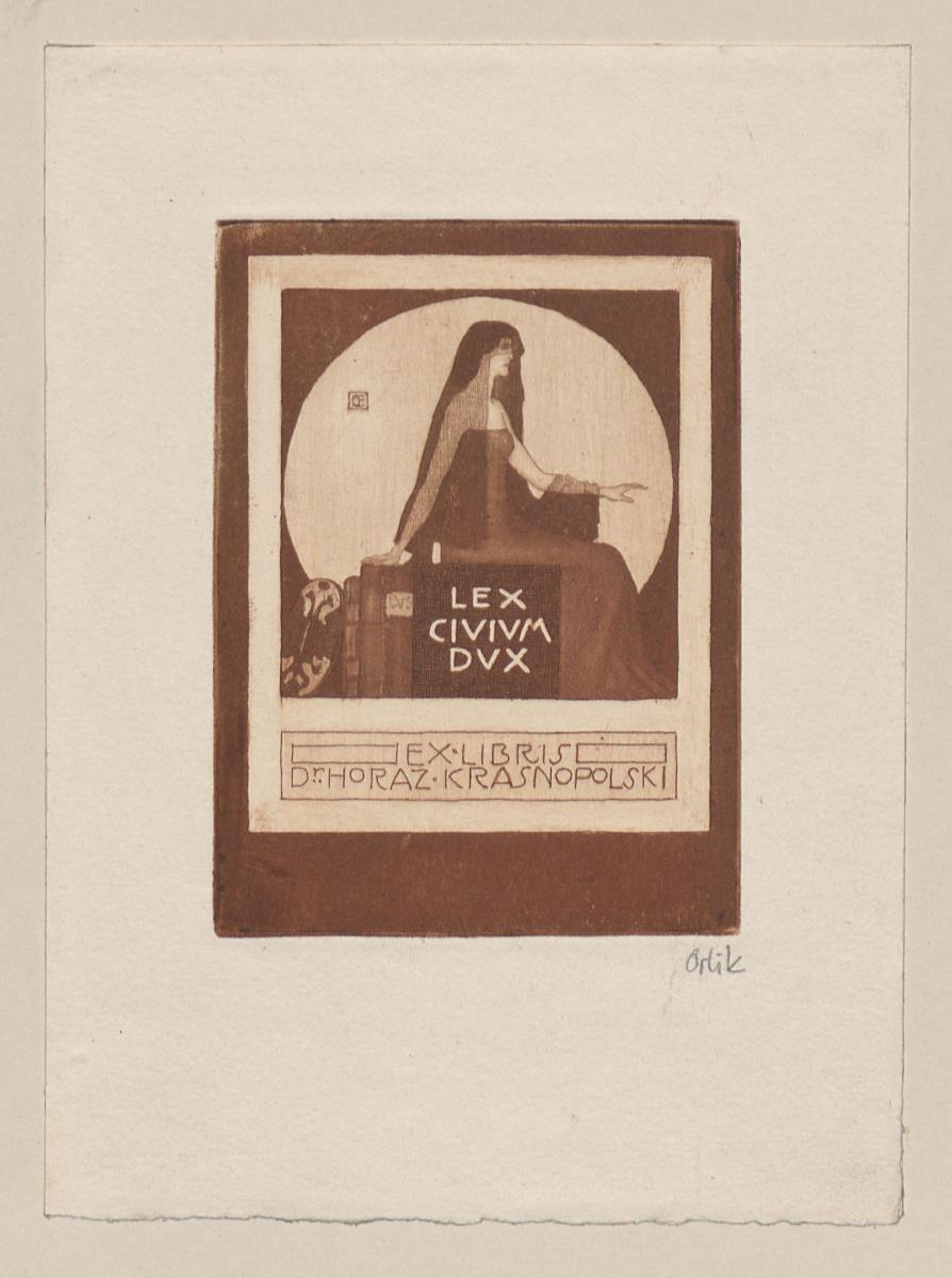 Exlibris Dr. Horaz Krasnopolski