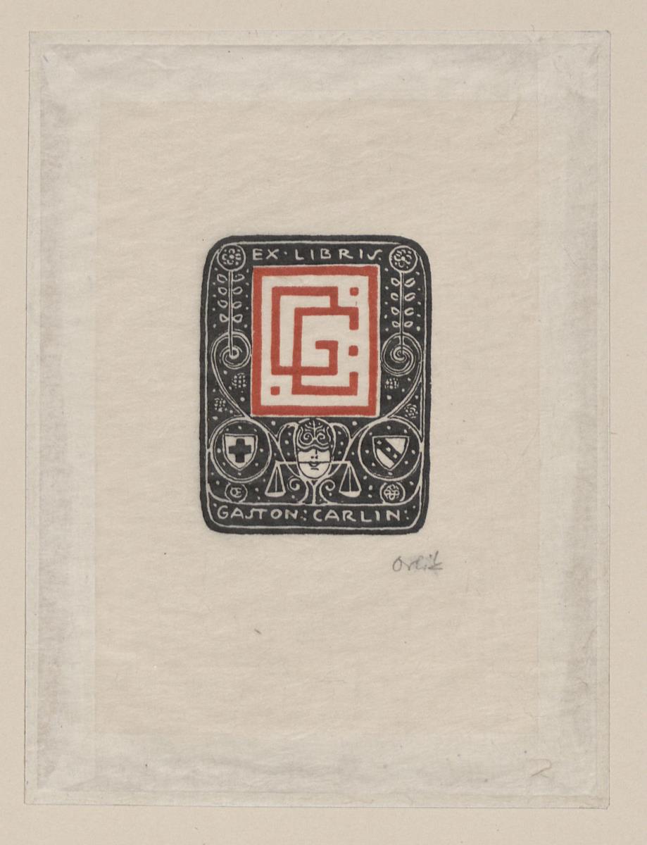 Exlibris Gaston Carlin