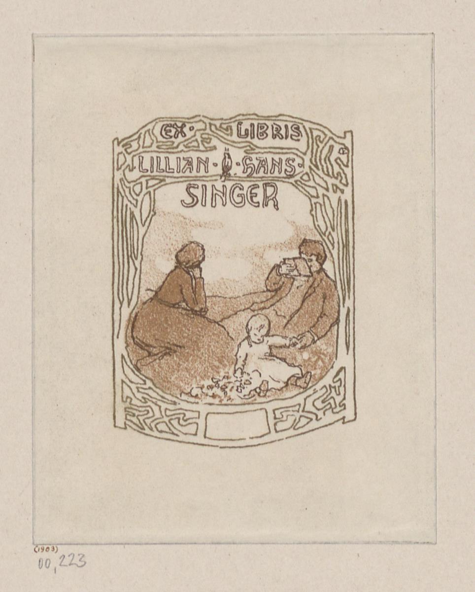 Exlibris Lilian und Hans Singer