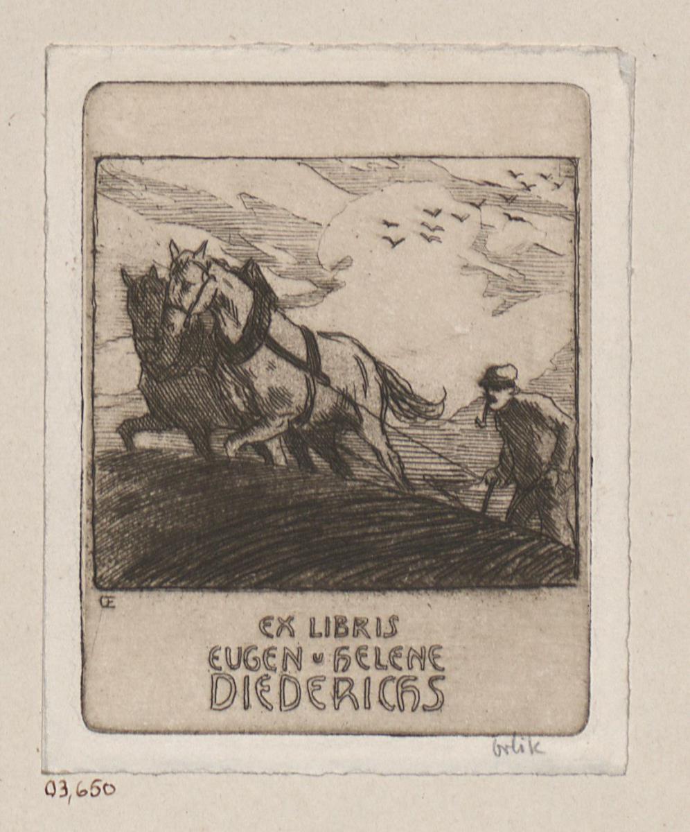 Exlibris Eugen und Helene Diederichs