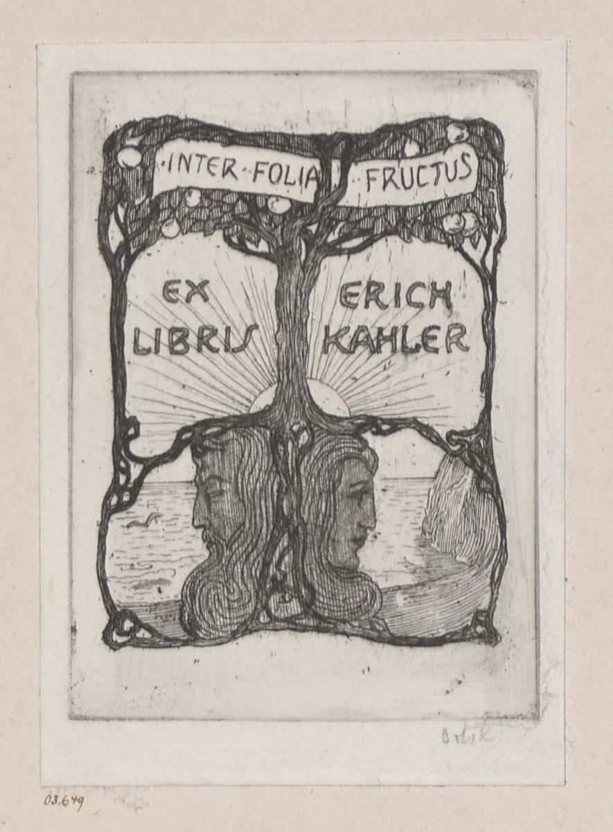 Exlibris Erich Kahler