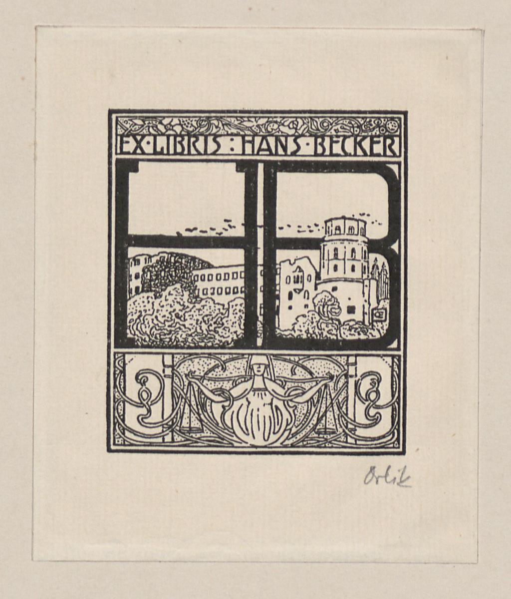 Exlibris Hans Becker