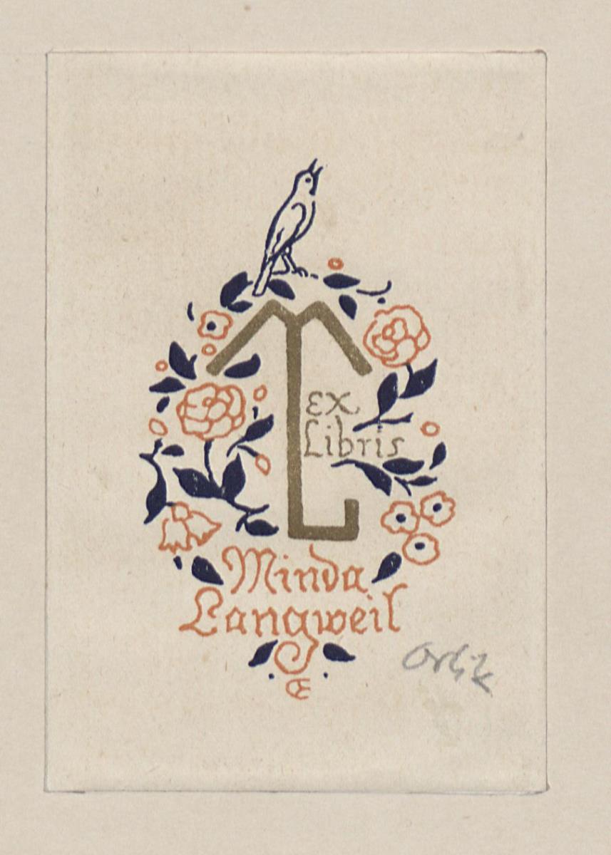 Exlibris Minda Langweil