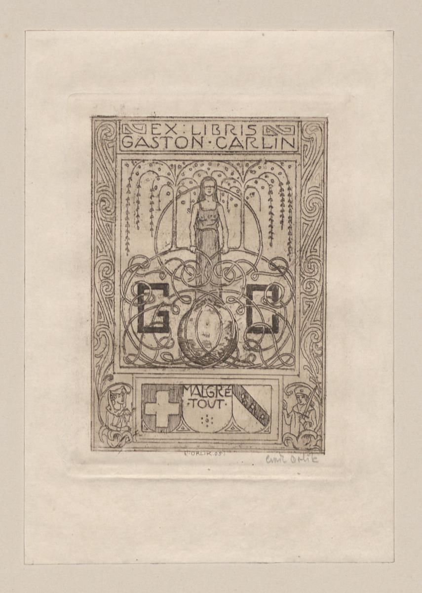 Exlibris Gaston Carlin