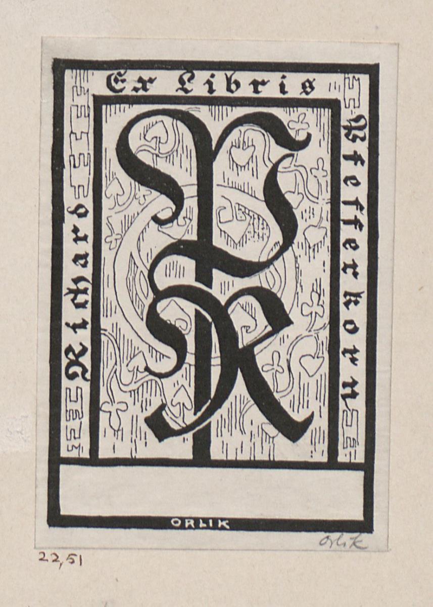 Exlibris Richard Pfefferkorn