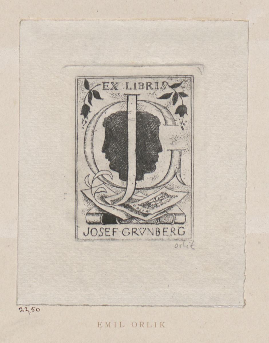 Exlibris Josef Grünberg