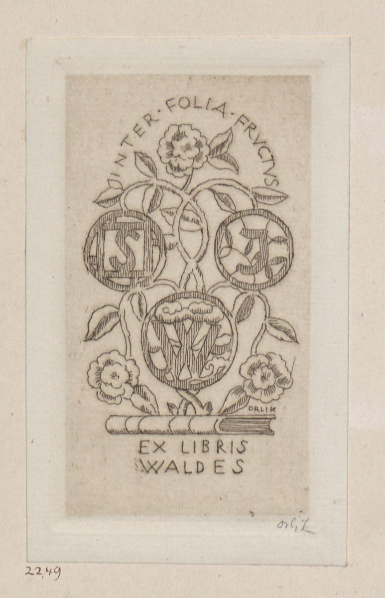 Exlibris S. J. Waldes