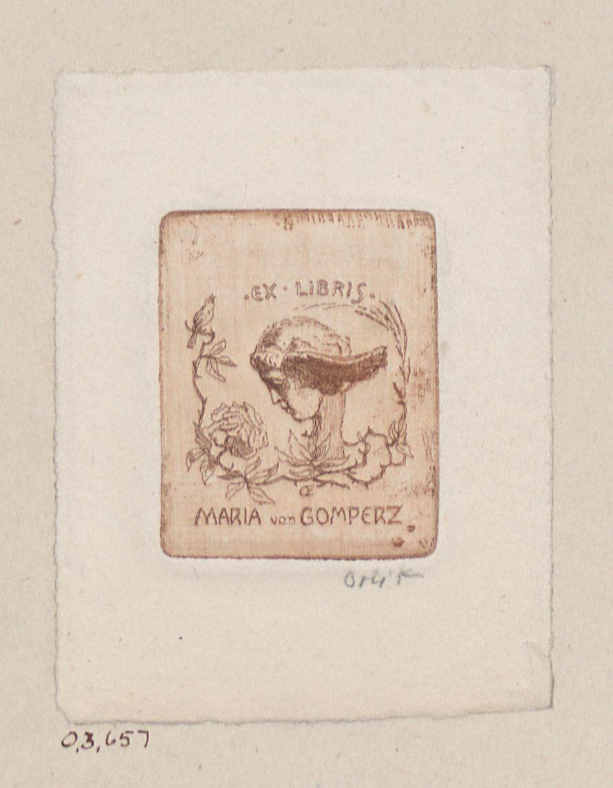 Exlibris Maria von Gomperz