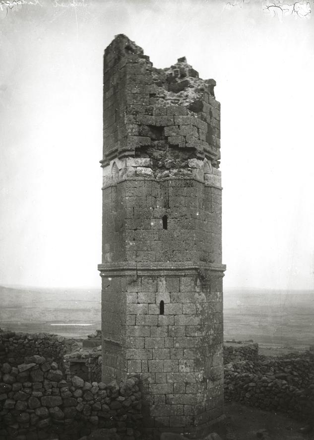 Salkhad. Große Moschee. Minarett