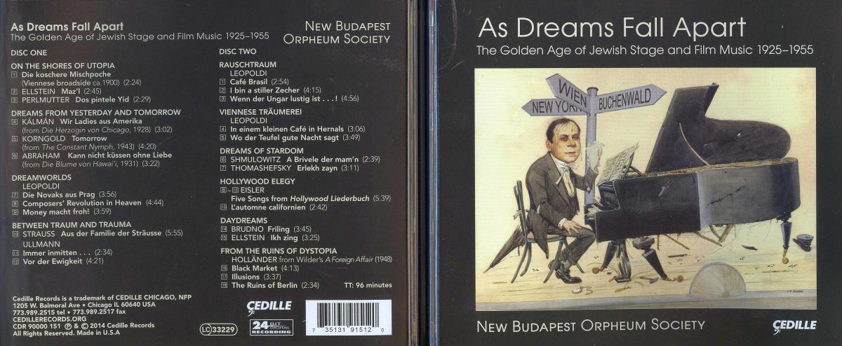 As Dreams Fall Apart.The Golden Age of Jewish Stage and Film Music 1925 - 1955