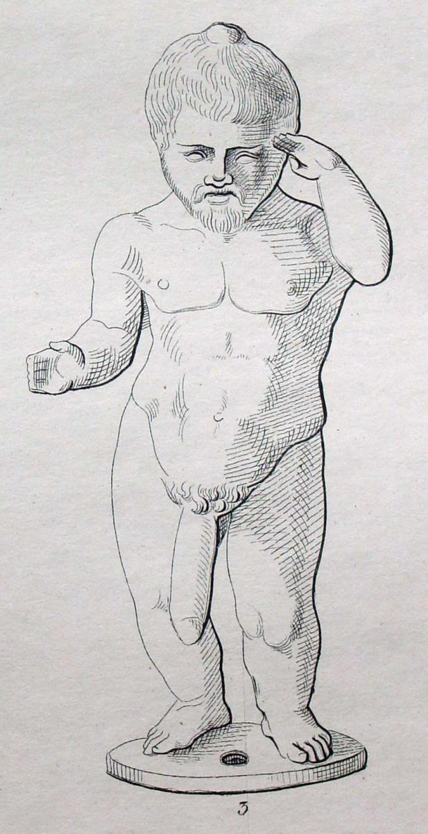 Bärtige Zwergenstatuette