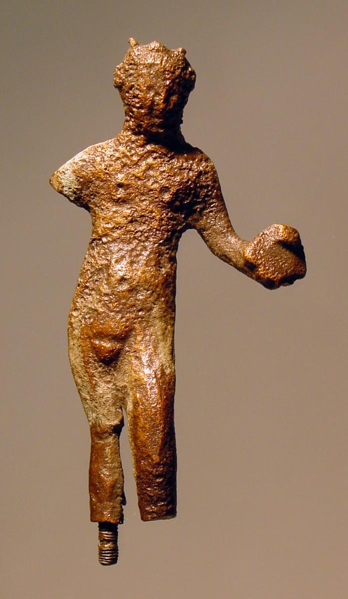 Nackte männliche Figur