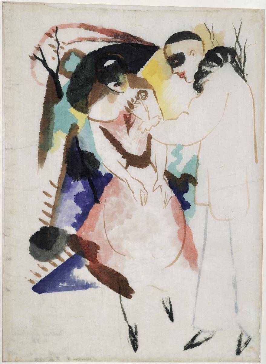 Pierrot und Dame