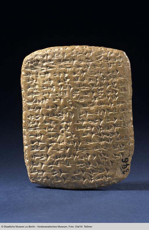 Brief über eine Lieferung von Pferden aus Amarna