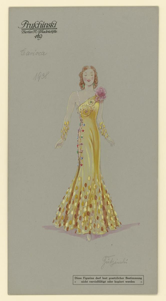 Langes Tanzkleid, Carioca