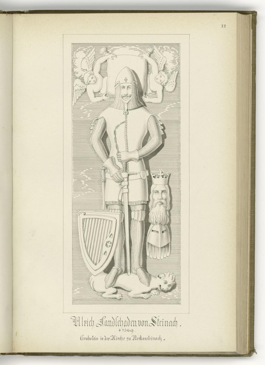 Ulrich Landschaden von Steinach, gest. 1369, Kirche Neckarsteinach