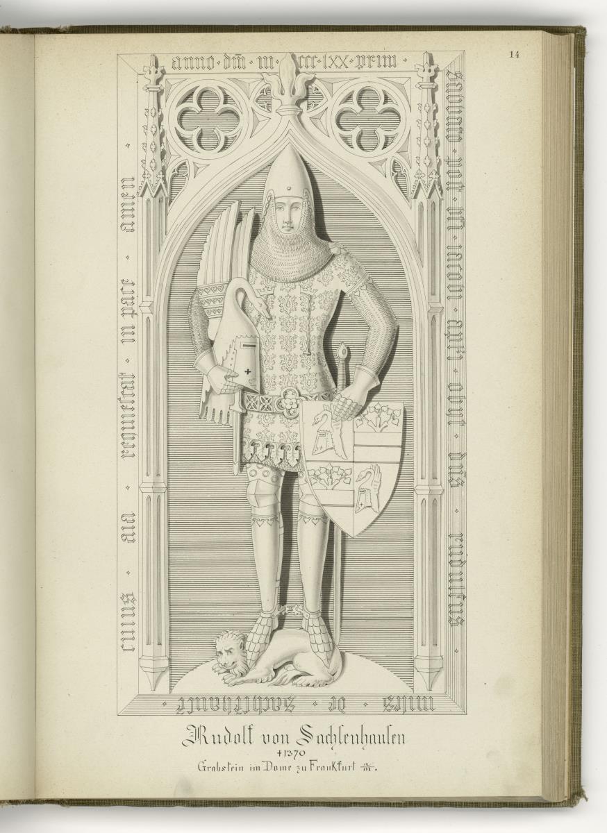 Rudolf von Sachsenhausen, gest. 1370, Dom Frankfurt a. M.