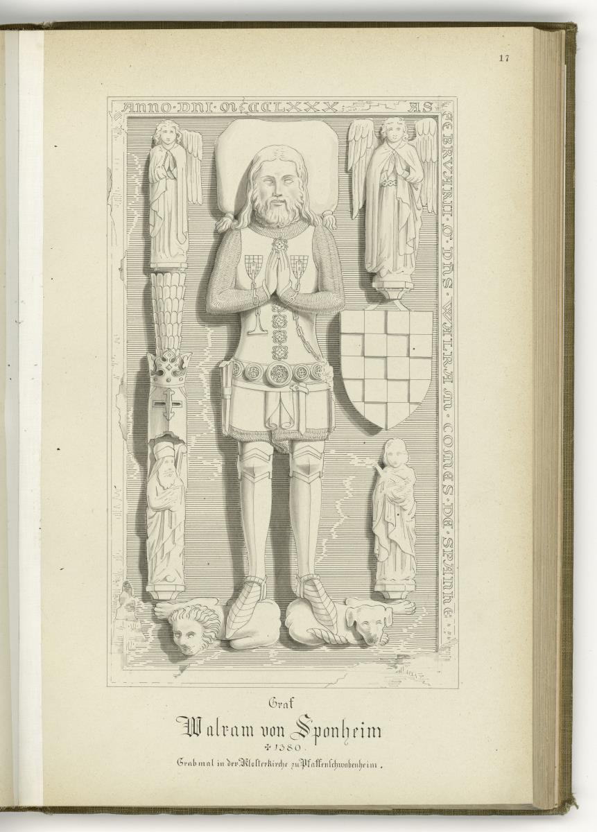 Graf Walram von Sponheim, gest. 1380, Kirche Pfaffenschwabenheim