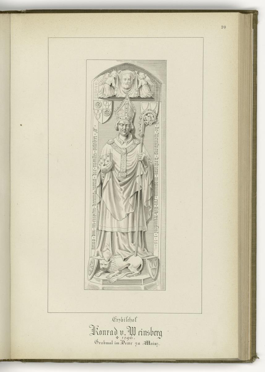 Erzbischof Konrad von Weinsberg, gest. 1396, Dom zu Mainz
