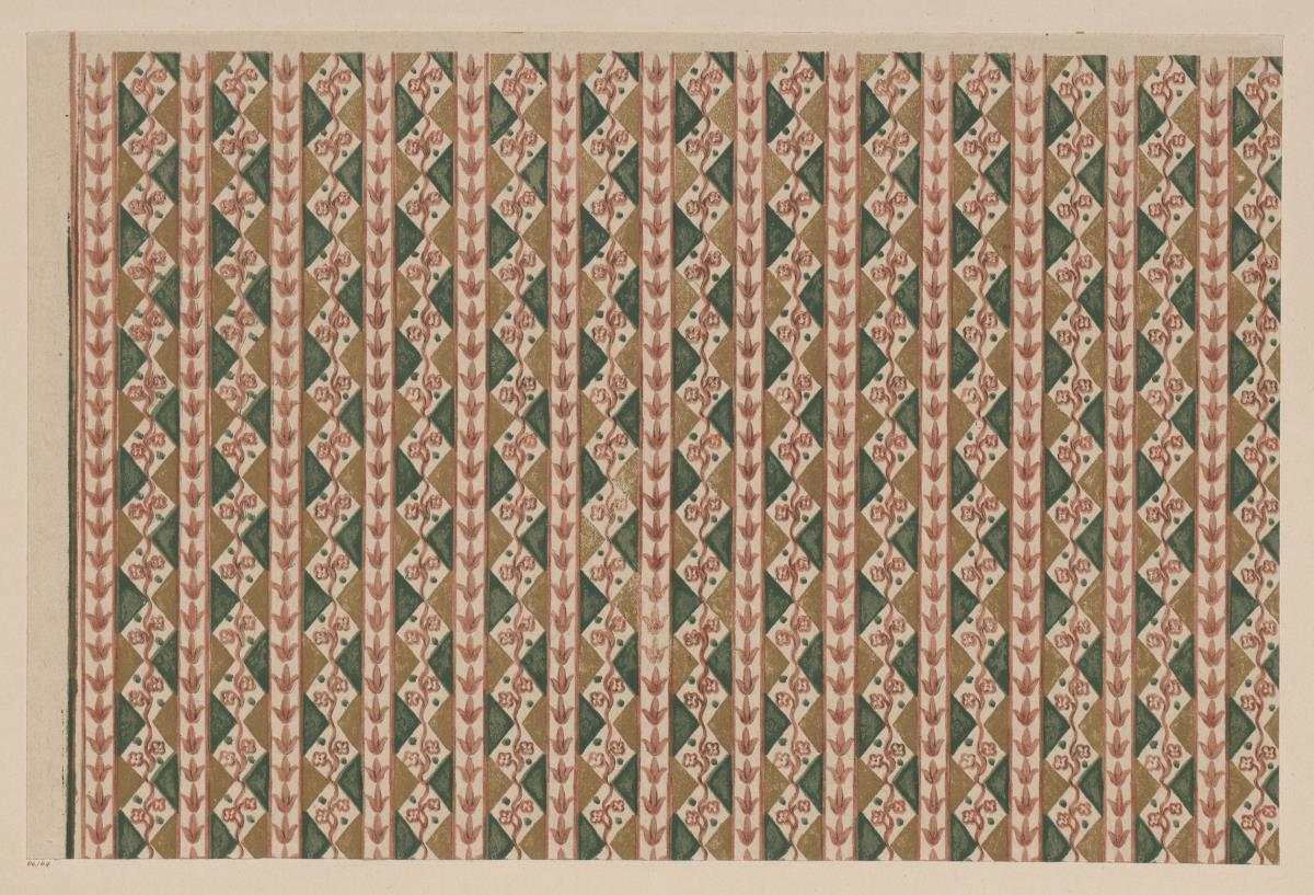Lithografiertes Papier für den Verlag S. Fischer