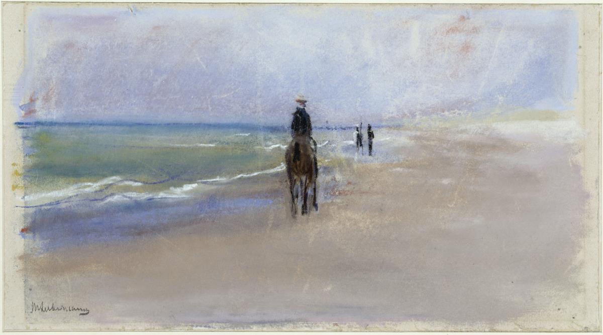 Reiter am Strand