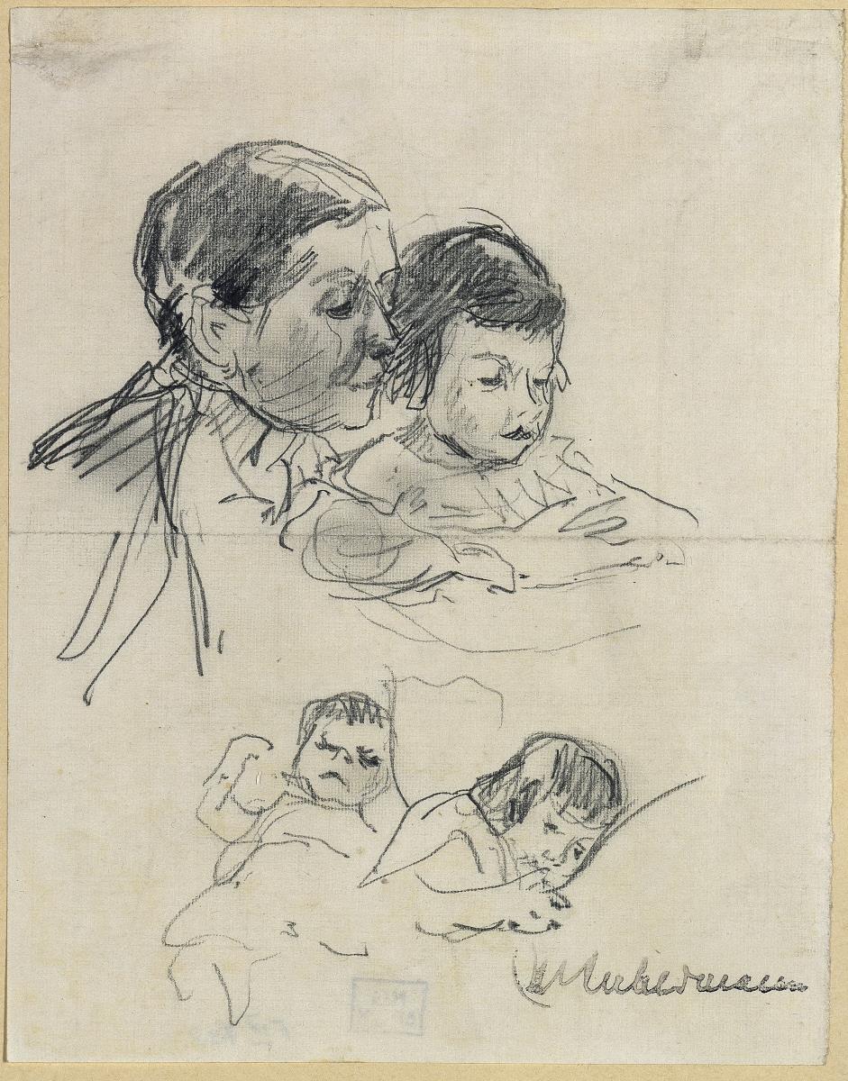 Martha Liebermann mit Enkelin Maria