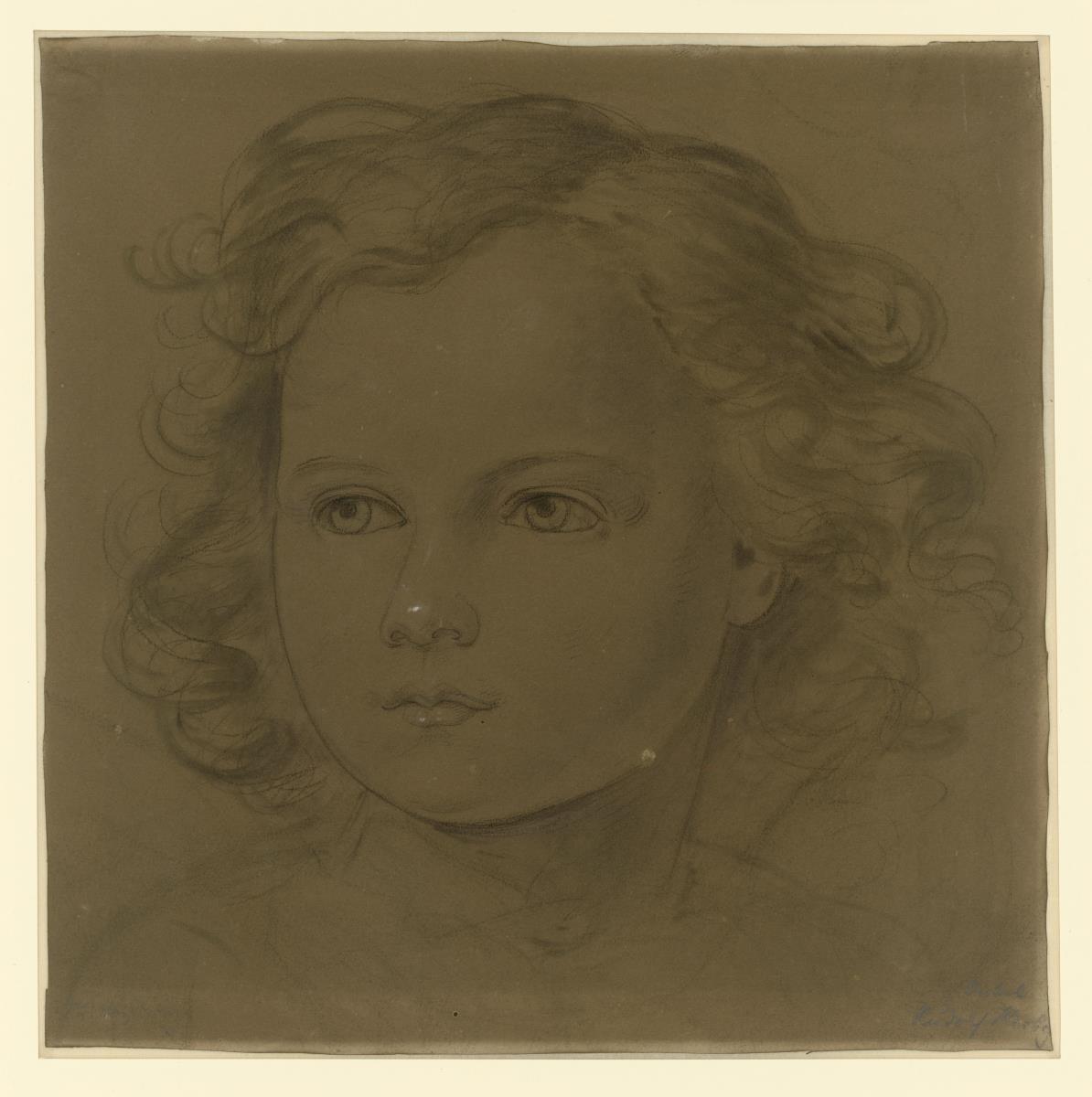 Der Sohn Rudolf als Knabe (Kopfstudie)