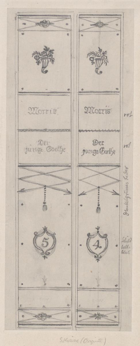 Skizzen zu Max Morris, Der junge Goethe